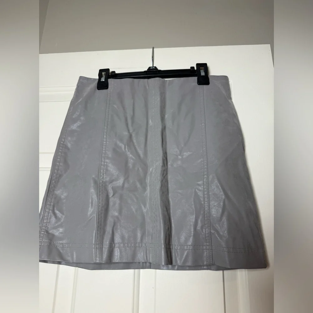 Free People Modern Femme Vegan‎ Suede Mini Skirt